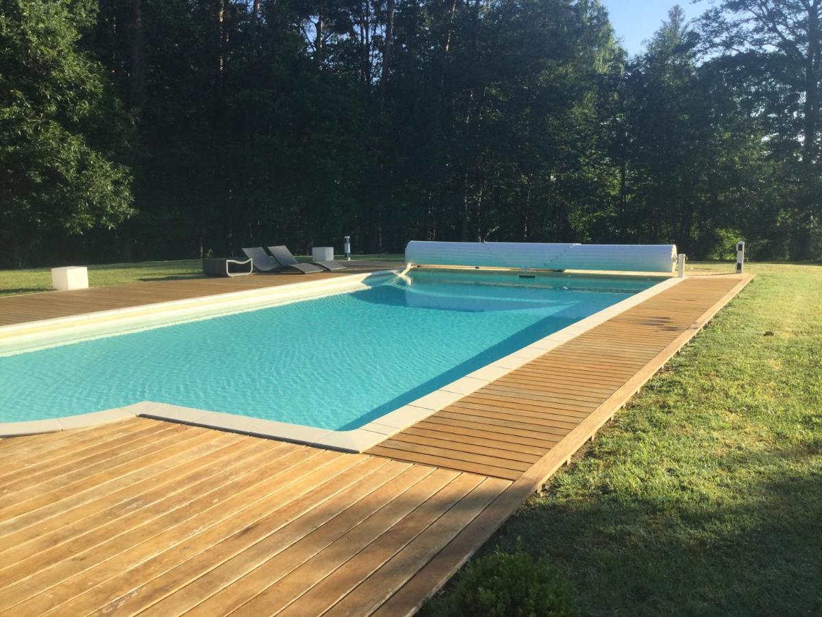 Chateau Des Essards Avec Piscine Et Jacuzzi Ланже Екстериор снимка