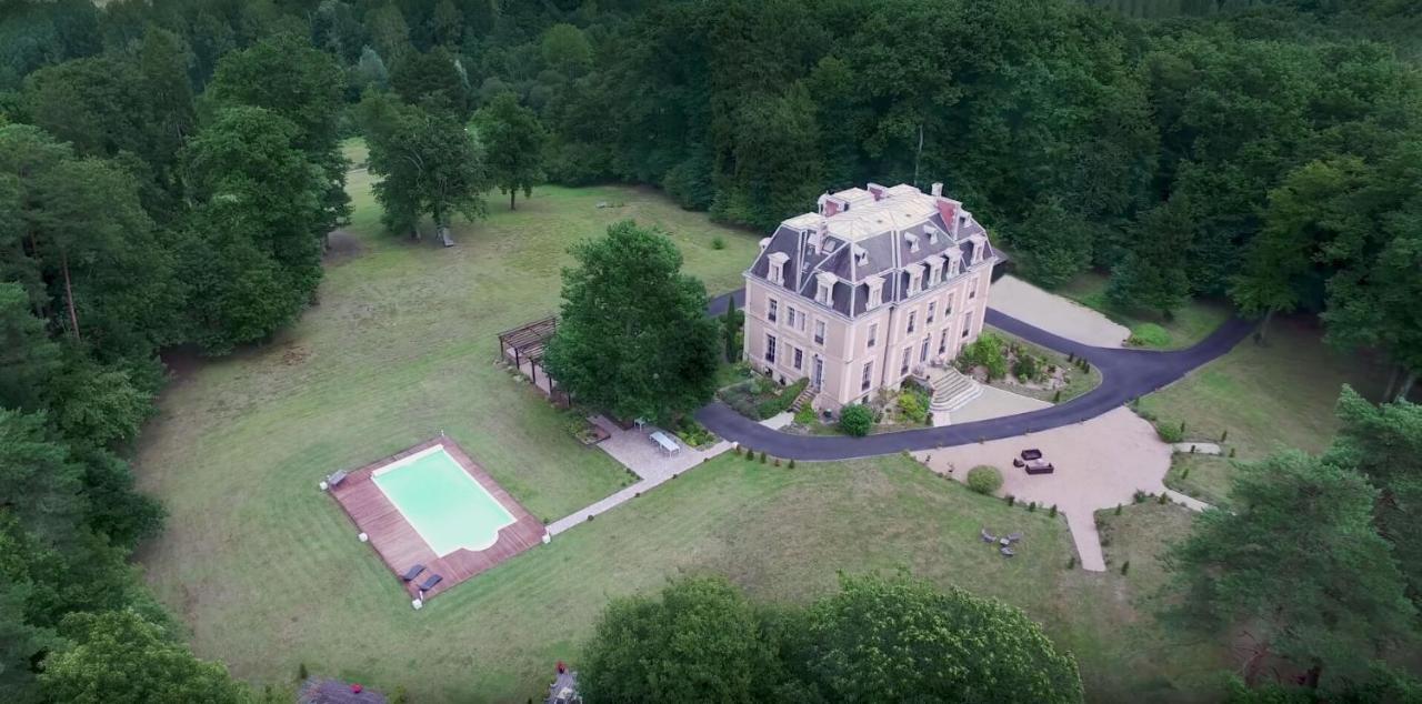 Chateau Des Essards Avec Piscine Et Jacuzzi Ланже Екстериор снимка